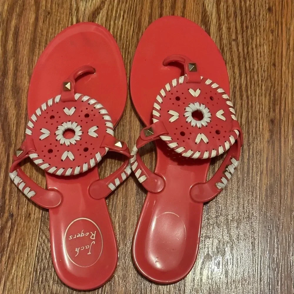 Jack Rogers jelly sandals